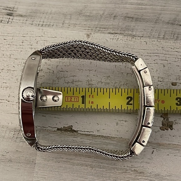 Lois Hill Swiss Made Tonneau Watch Woven Bracelet Ref LH-0071 5ATM main image 6